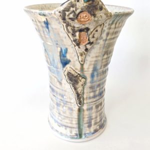Hand thrown pottery vase